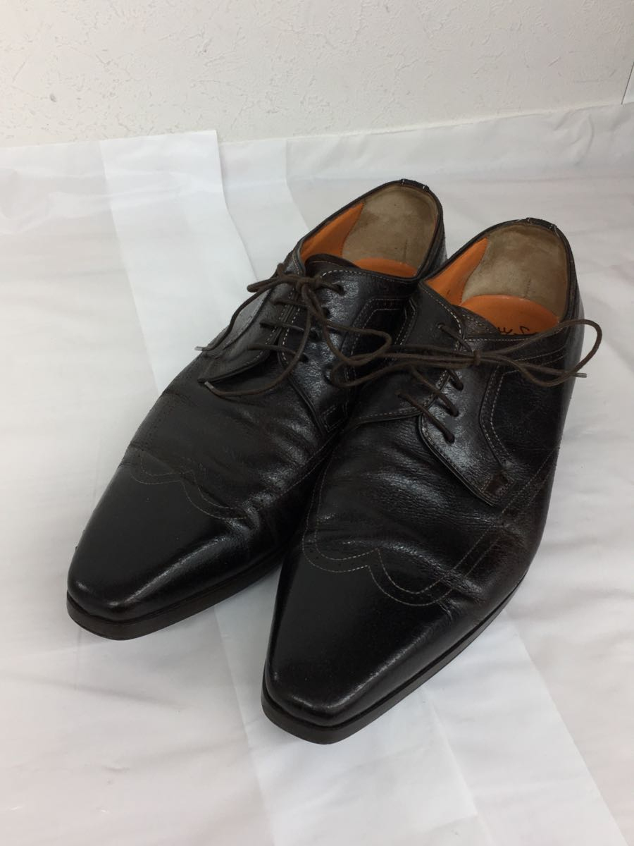 Santoni◆サントーニ/シューズ/UK7.5/ブラウン/レザー/10046_画像2