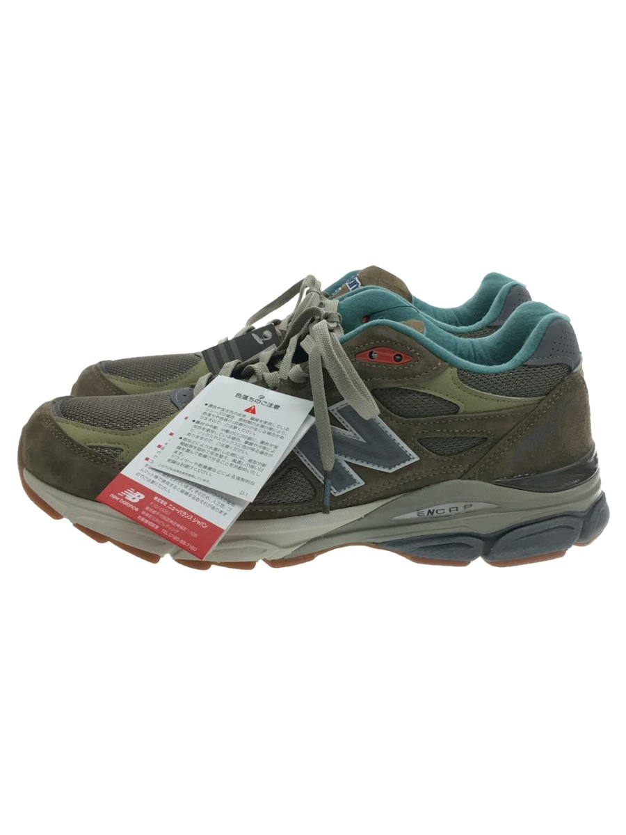 NEW BALANCE◇M990BD3/ローカットスニーカー/27cm/GRN/スウェード