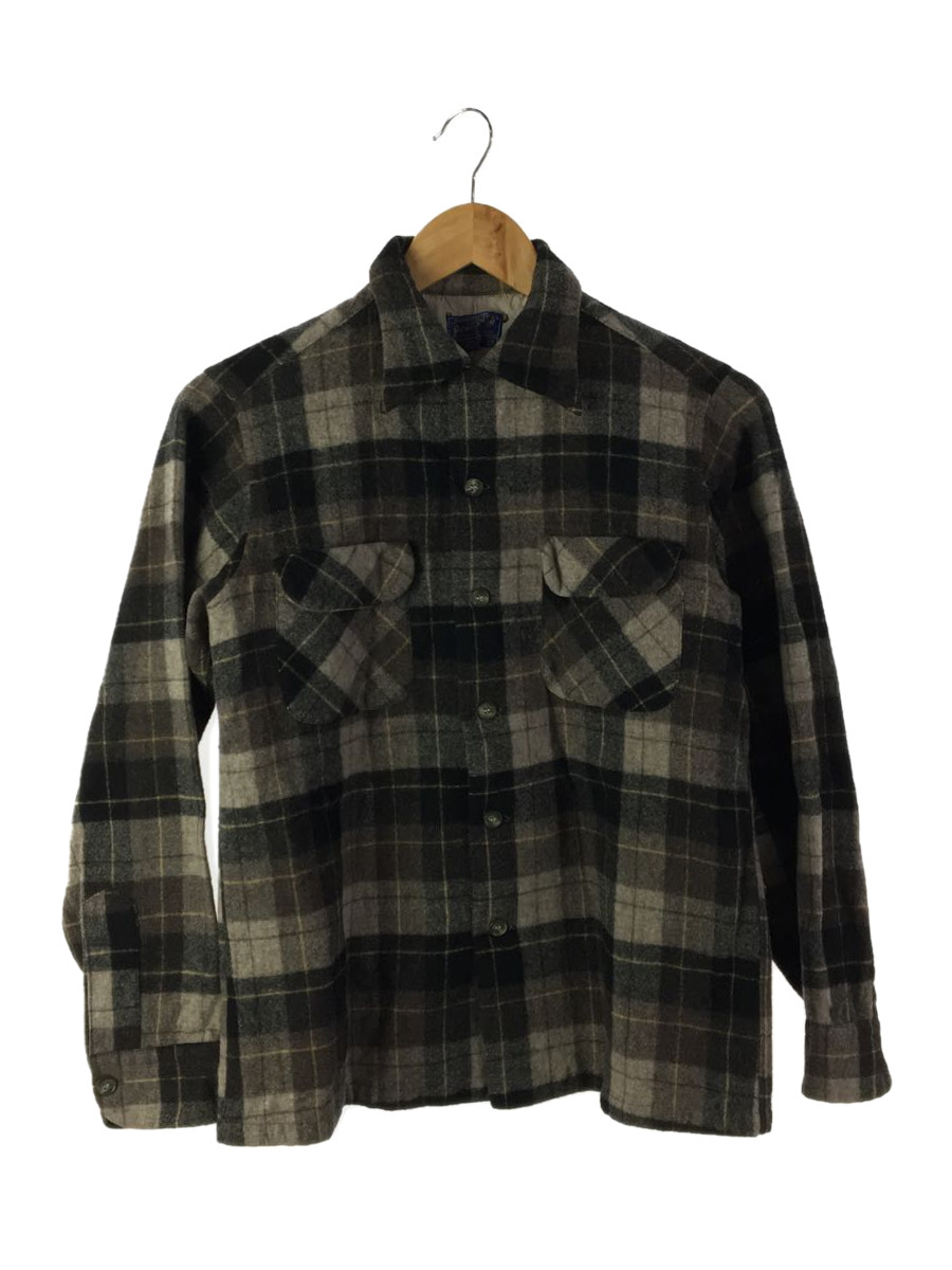 価格は安く PENDLETON◇シャツ/M/ウール/GRY/チェック Mサイズ