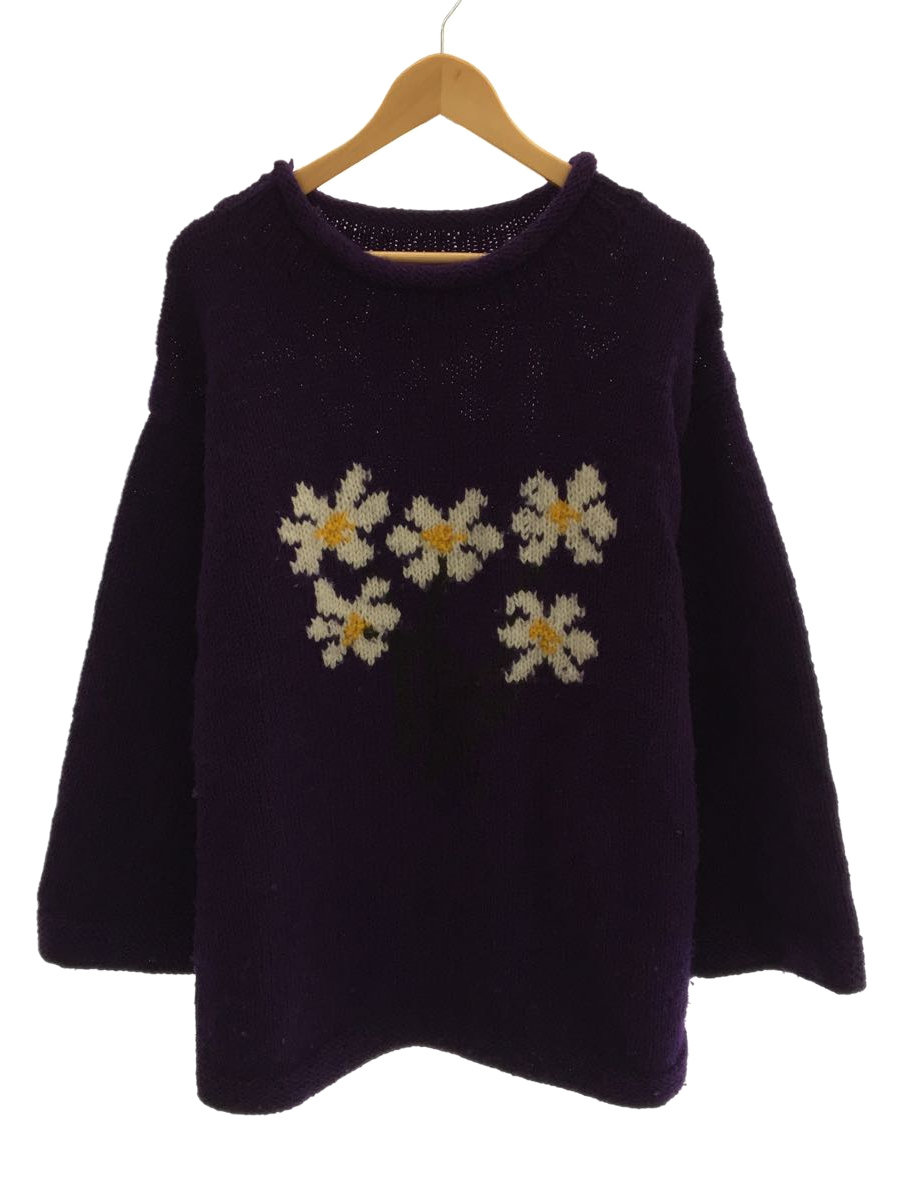 Niche.◆MACMAHON KNITTING MILLS/ROLL NECK KNIT-5FLOWERS/-/ウール/PUP