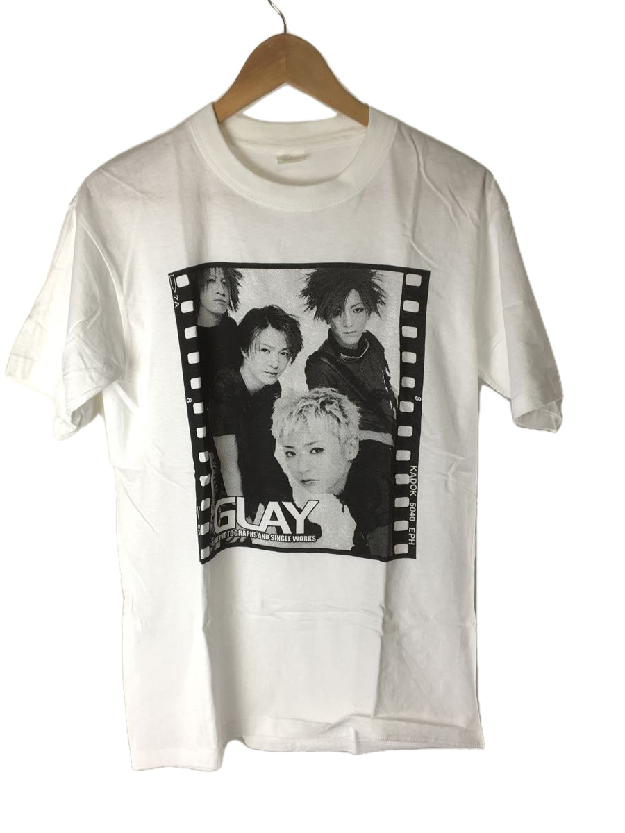 GLAY/Tシャツ/L/コットン/WHT/無地