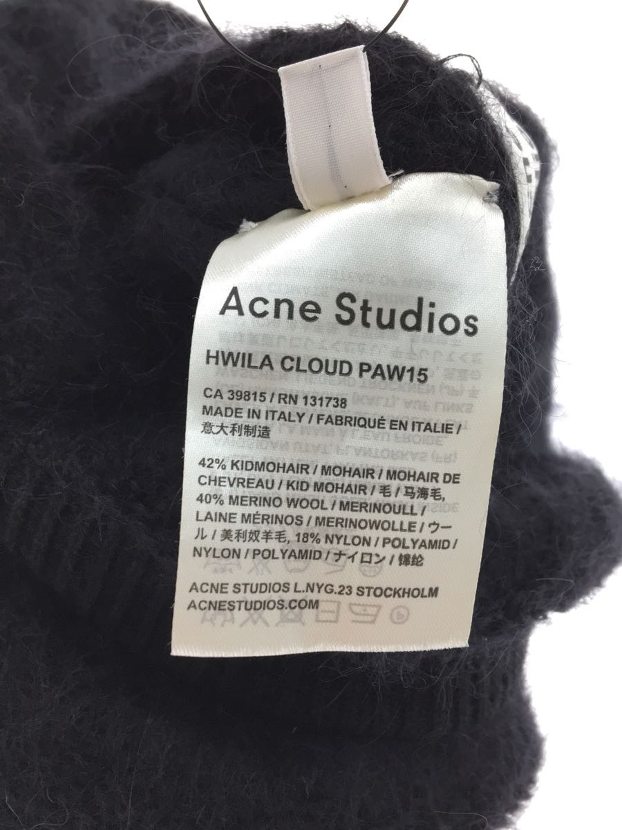 Acne Studios(Acne)◆ニットキャップ/モヘア/ブラック/メンズ/HWILA CLOUD PAW15/アクネストゥディオズ/アクネ_画像5