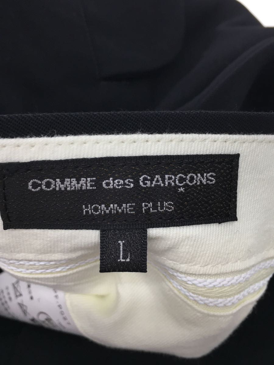 COMME des GARCONS HOMME PLUS◆ボトム/L/ウール/BLK/PF-P027_画像4