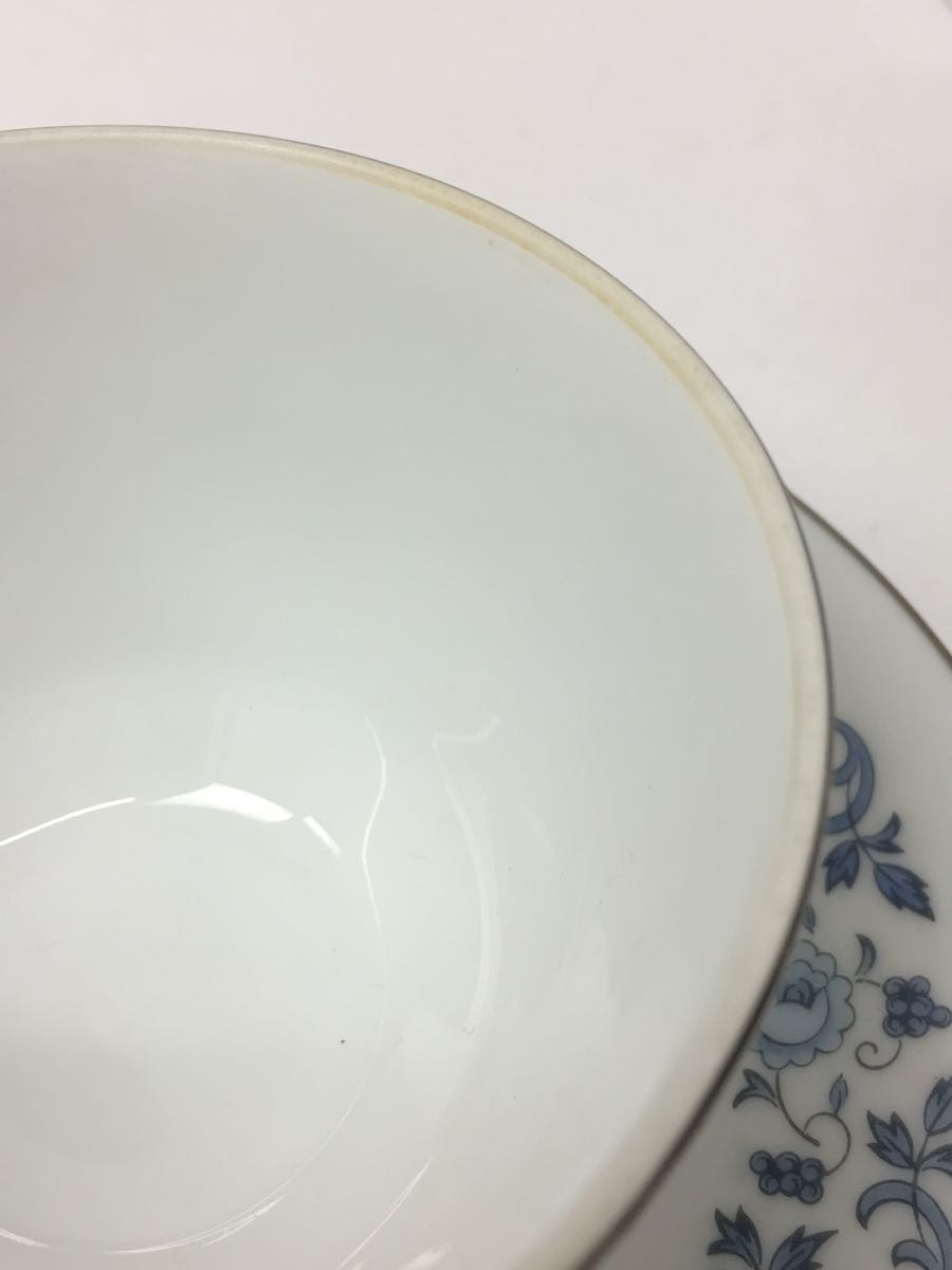 Noritake◆カップ&ソーサー/2点セット/WHT/ノリタケ/オールド/50-60s/ペア_画像8