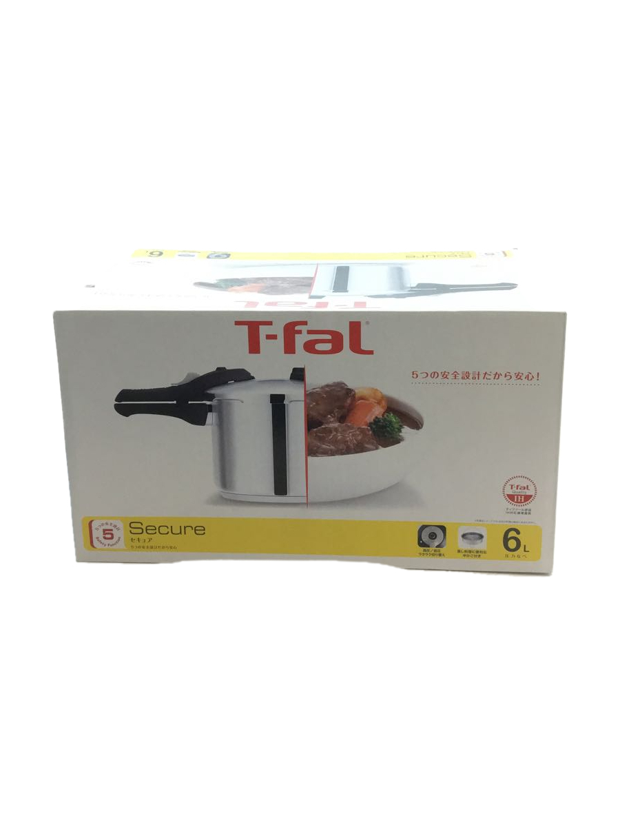 T-fal◆セキュア/片手圧力鍋/容量:6L/SLV/P2500742_画像1