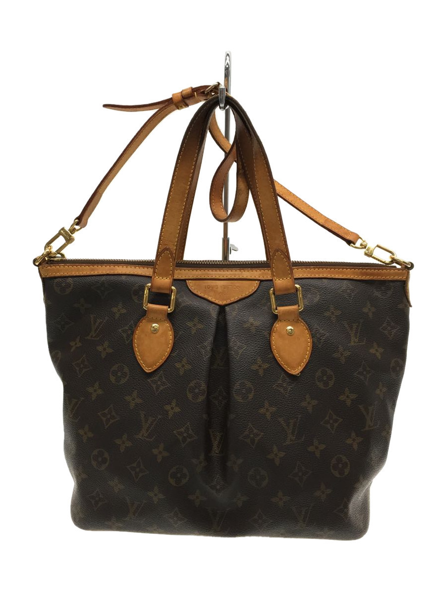 LOUIS VUITTON◇パレルモPM_モノグラム_BRW/PVC/BRW/総柄-