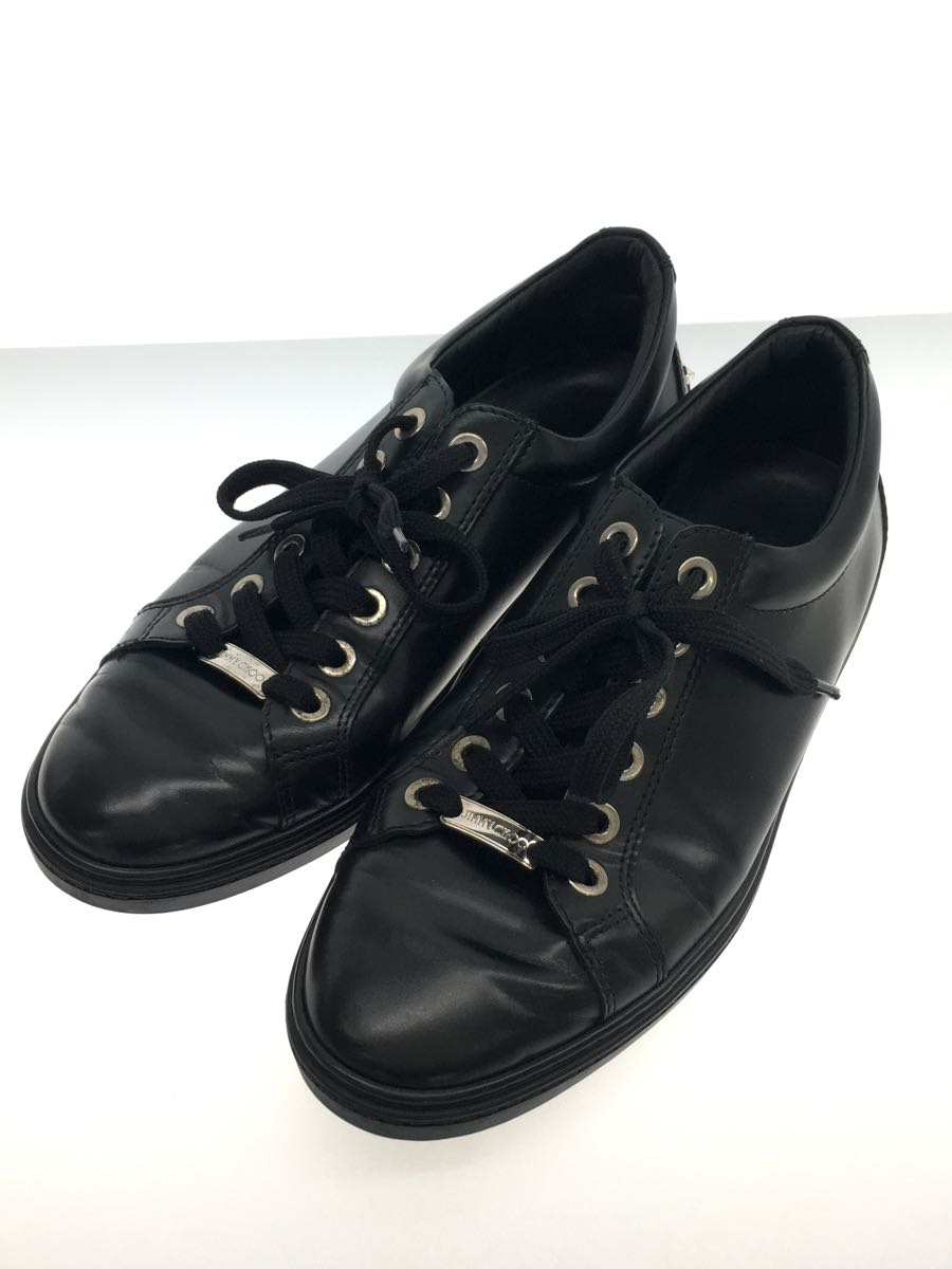 JIMMY CHOO◆ローカットスニーカー/41/BLK_画像2