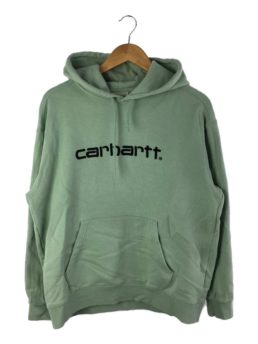 高評価！ Carhartt◇パーカー/M/コットン/GRN/DE-79576/プルオーバー