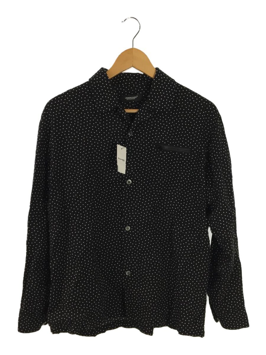 半額SALE★ UNDERCOVER◆オープンカラーシャツ/1/レーヨン/ブラック/ドット/UC1B4401 Sサイズ 半額SALE★ UNDERCOVER◆オープンカラーシャツ/1/レーヨン/ブラック/ドット/UC1B4401 Sサイズ