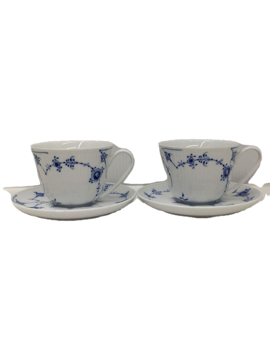 ROYAL COPENHAGEN◇カップ&ソーサー/2点セット/WHT-