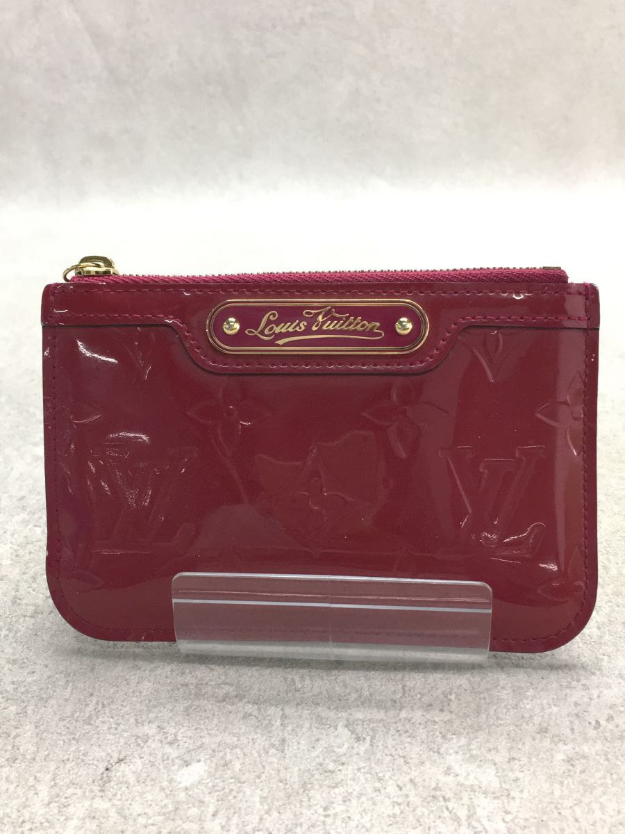 LOUIS VUITTON◆ポシェット・クレNM_モノグラム・ヴェルニ_RED/エナメル/RED/レディース