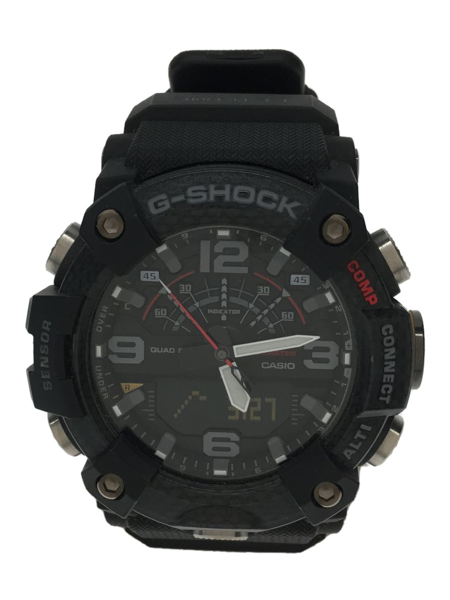 CASIO◆クォーツ腕時計・G-SHOCK/デジアナ/BLK/BLK/GG-B100-1AJF