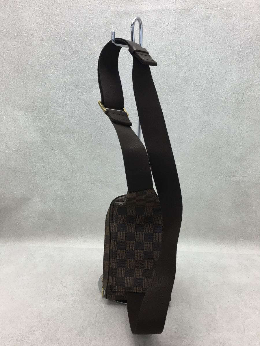 本店は LOUIS VUITTON◇ジェロニモス_ダミエ・エベヌ_BRW/PVC/BRW