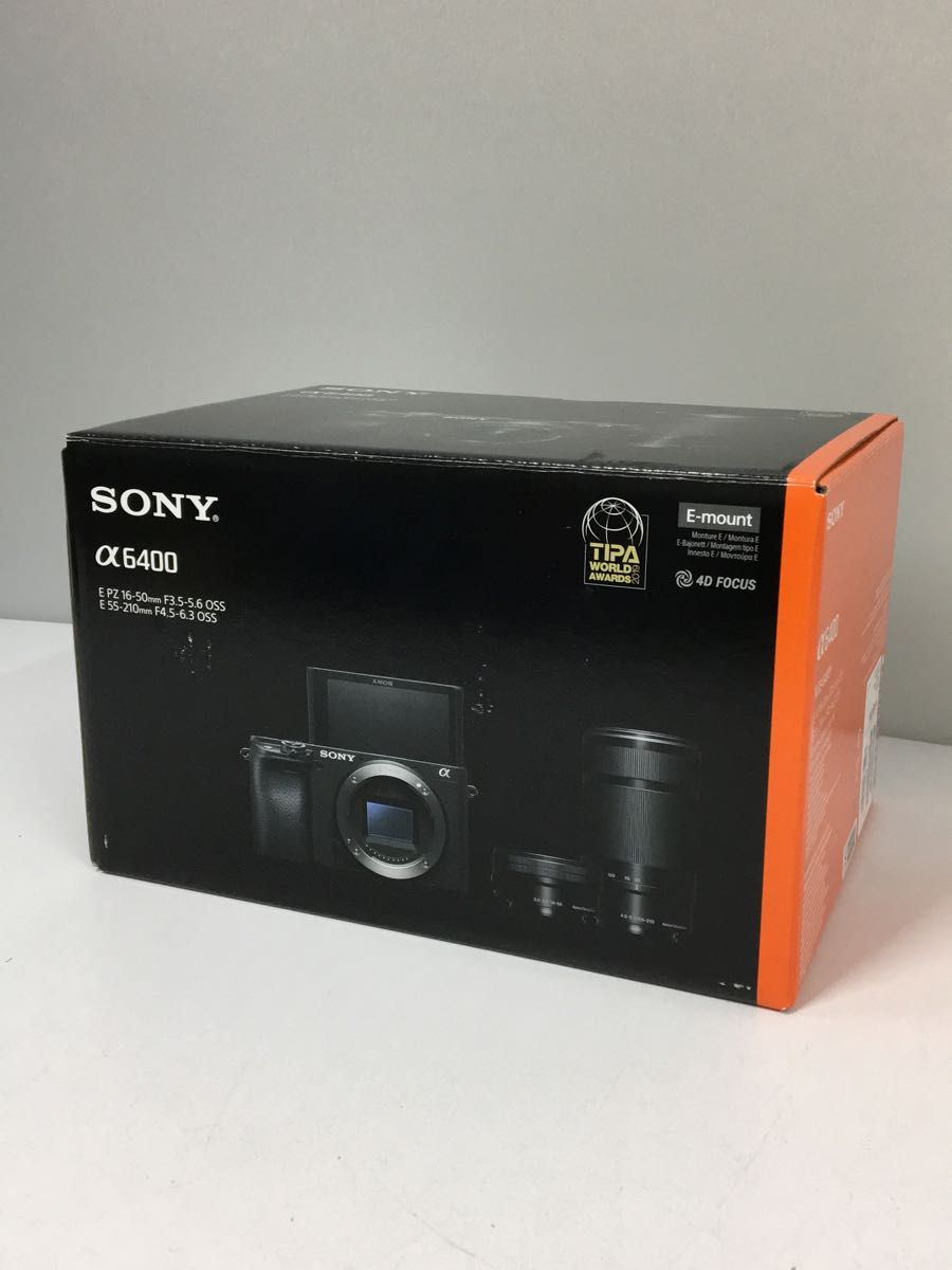 SONY◆デジタル一眼カメラ α6400 ILCE-6400Y ダブルズームレンズキット [シルバー]_画像6