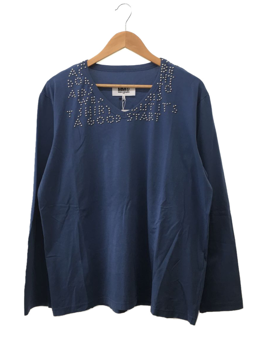 Maison Margiela◆長袖Tシャツ/L/コットン/BLU/S62GD0134 S23588_画像1