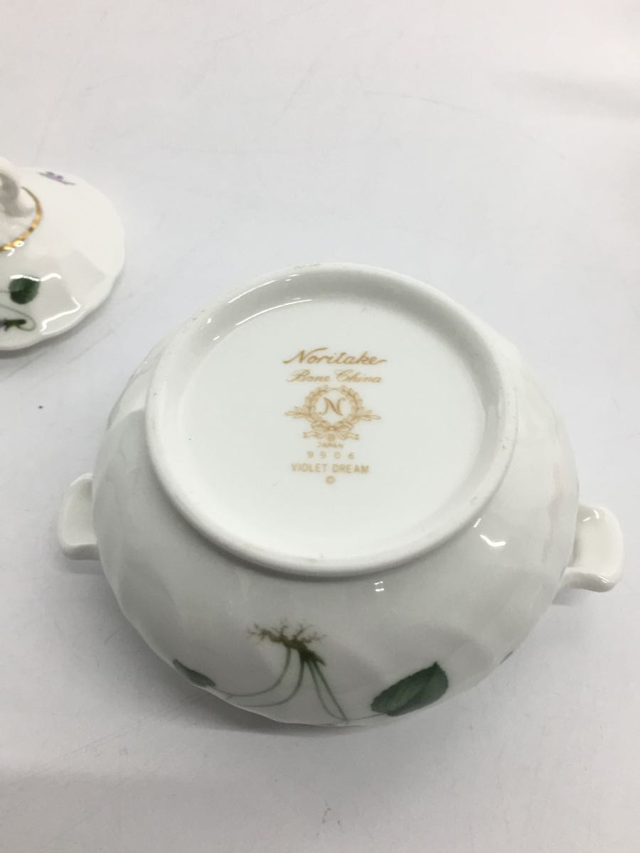 Noritake◆洋食器その他/Noritake/シュガーポット＆クリーマーセット_画像9