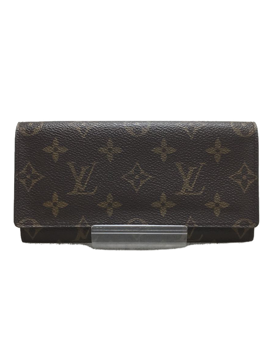 LOUIS VUITTON◆M61818/ポルト・円・3カルトクレディ_モノグラム_BRW/PVC/BRW/CA0041_画像1