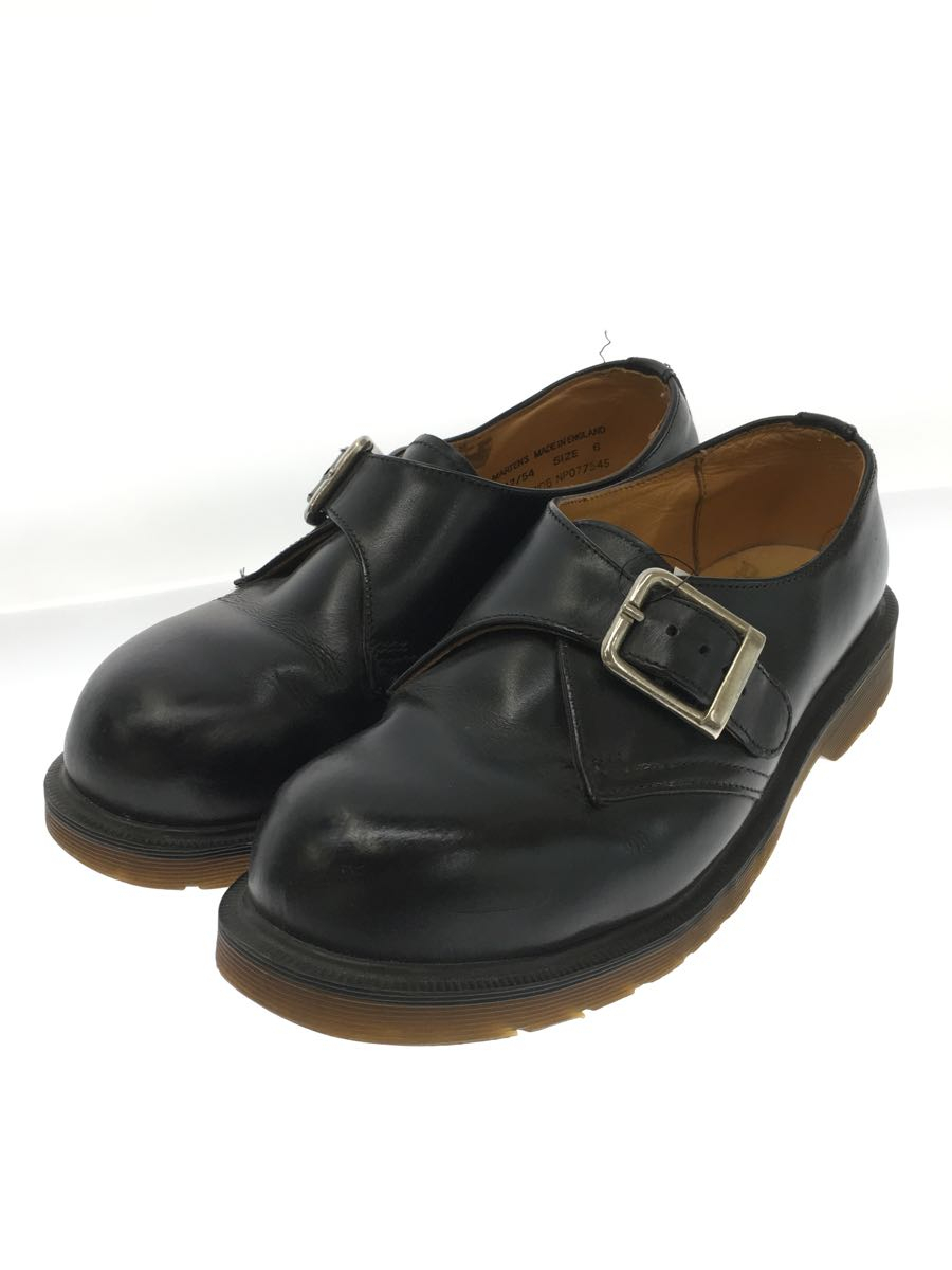 Dr.Martens◆MADE IN ENGLAND/モンクストラップシューズ/US6/黒/ブラック/レザー_画像2