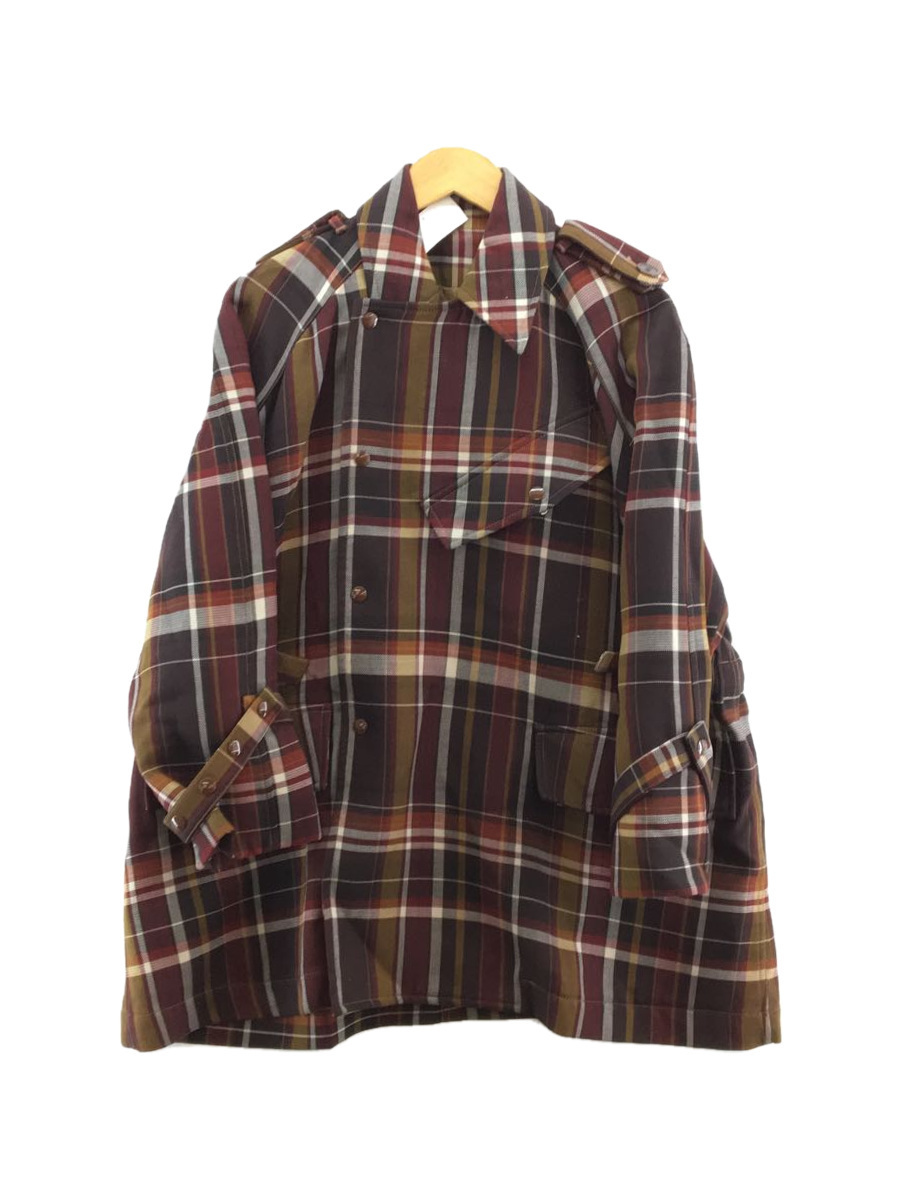Acne Studios(Acne)◆Raglan Sleeved Mackintosh Coat/32/チェック/FN-WN-OUTW000031