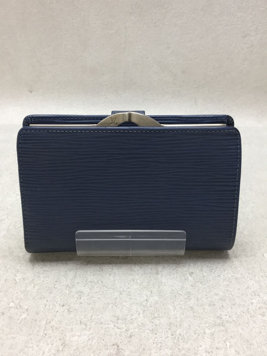 LOUIS VUITTON◆M6324G/ポルト・モネ・ビエヴィエノワ_エピ_BLU/レザー/BLU/レディース_画像2