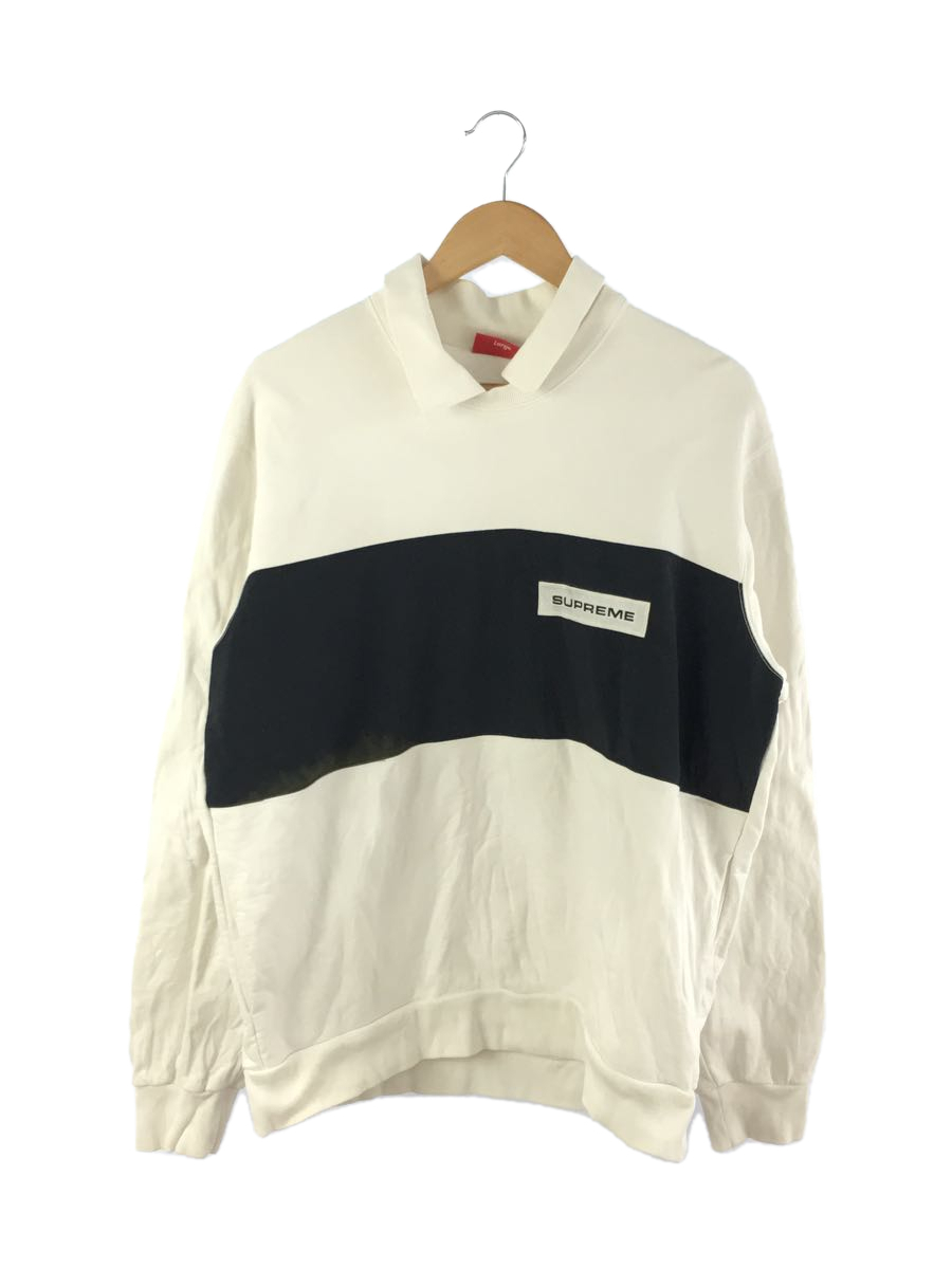 大人気の Supreme◇スウェット/L/コットン/WHT/無地 Lサイズ