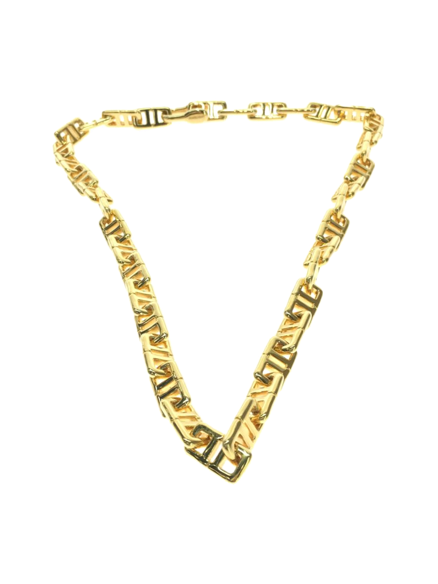 AMBUSH◆ネックレス/SV925/GLD/メンズ/MONOGRAM NECKLACE