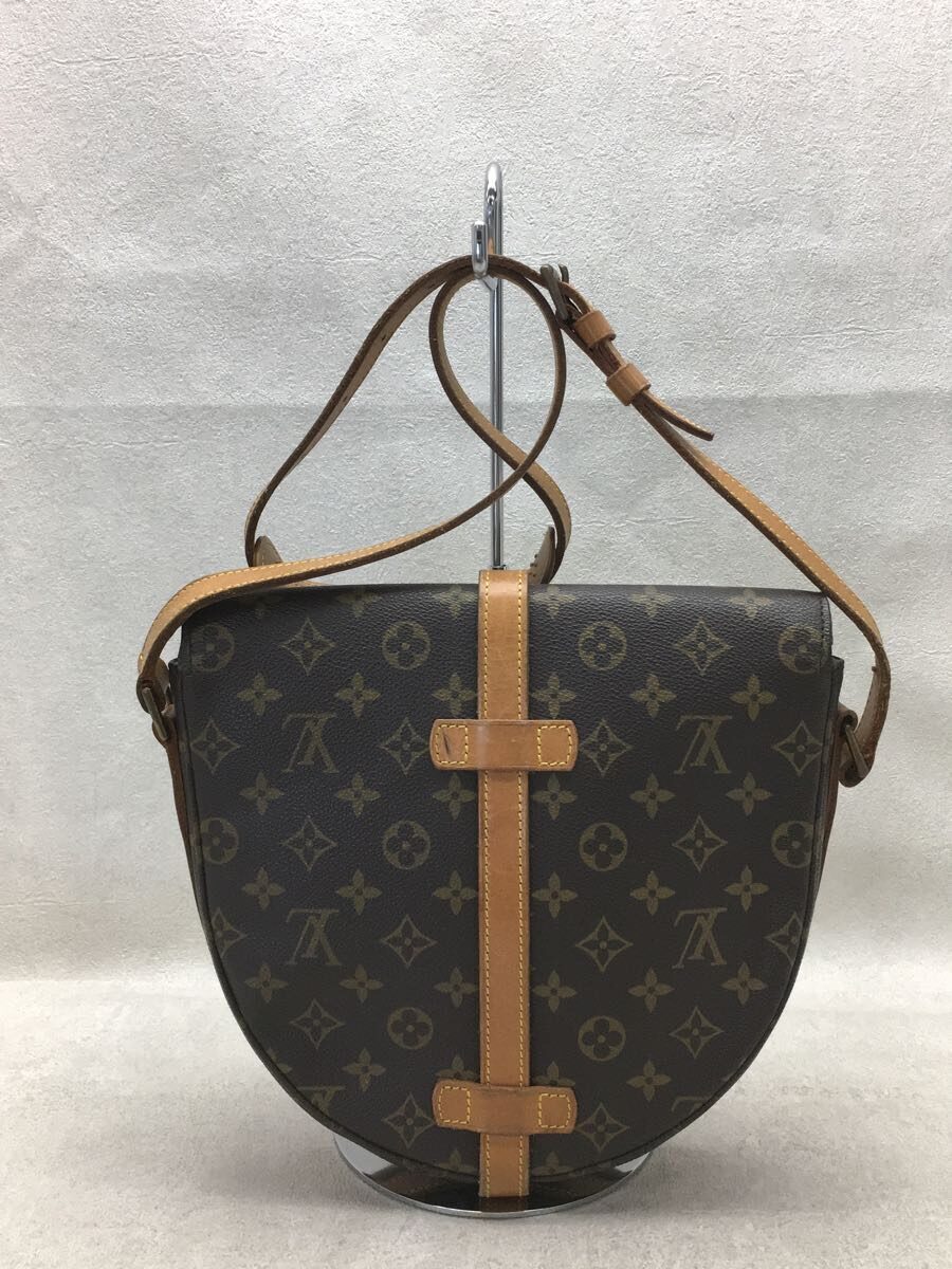 LOUIS VUITTON◆ルイヴィトン/シャンティー_モノグラム_BRW/BRW/M51233/内ポケット劣化によるベタツキ_画像4