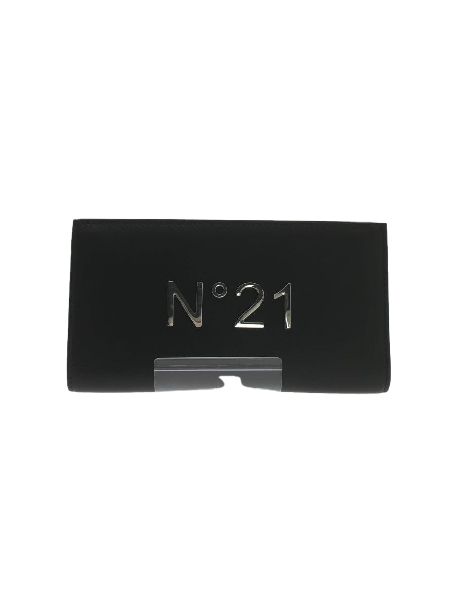 N21(numero ventuno)◆長財布/-/BLK/無地/レディース_画像1