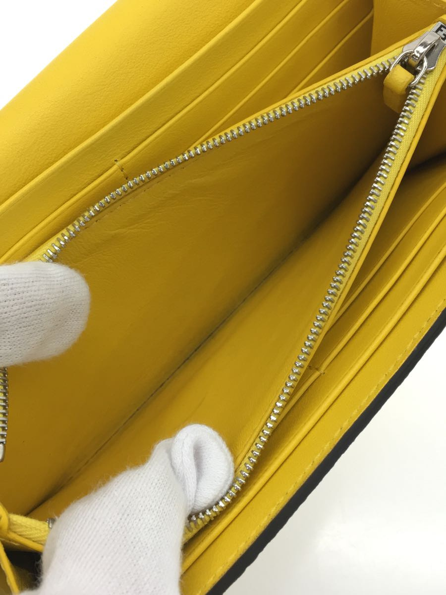 FENDI◇ピーカーブー/長財布/レザー/YLW/無地/レディース/8M0427 FENDI◇ピーカーブー/長財布/レザー/YLW/無地/レディース/8M0427