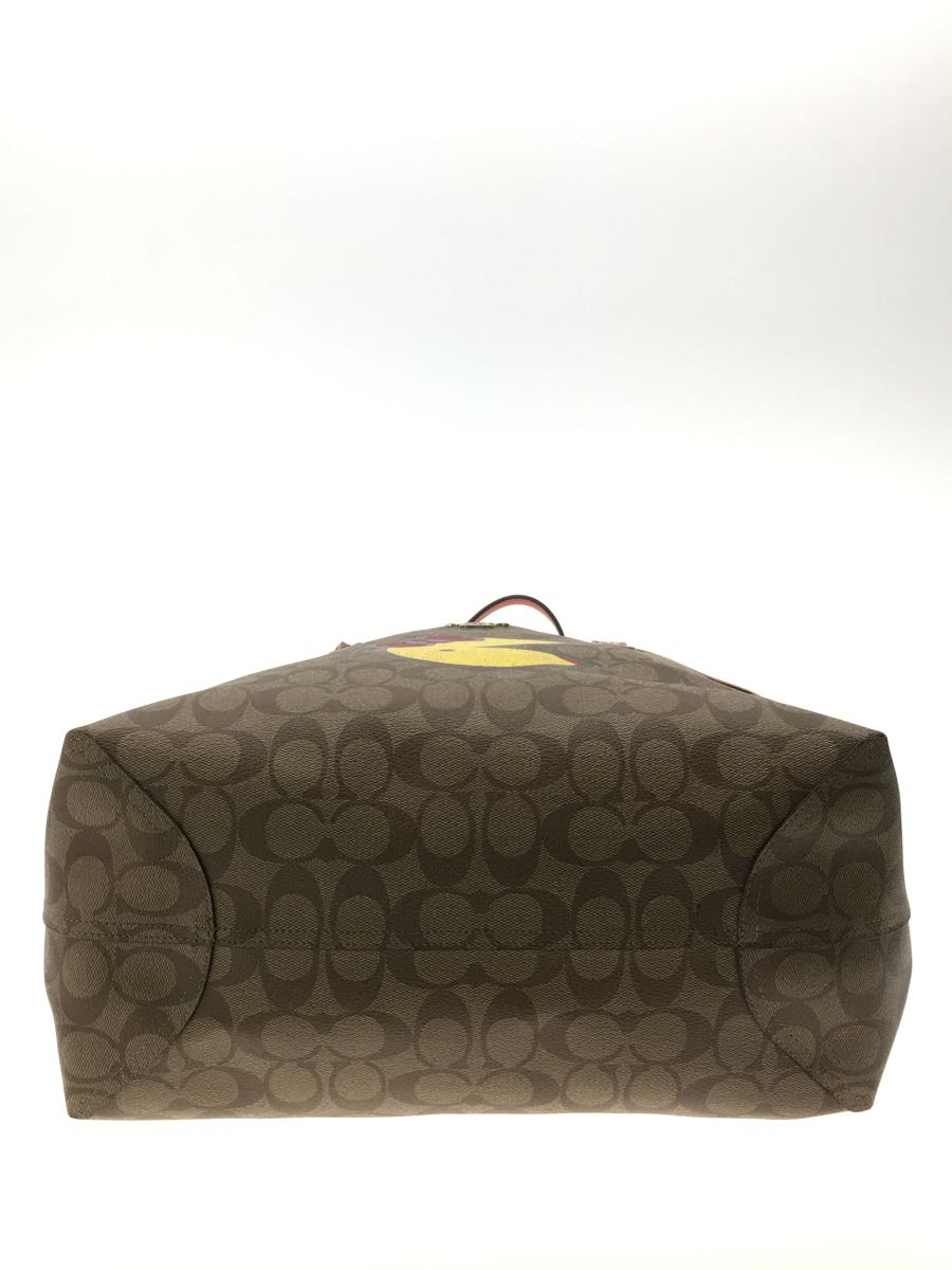 当季大流行 COACH◇シグネチャーリバーシブルトートバッグ/パックマン