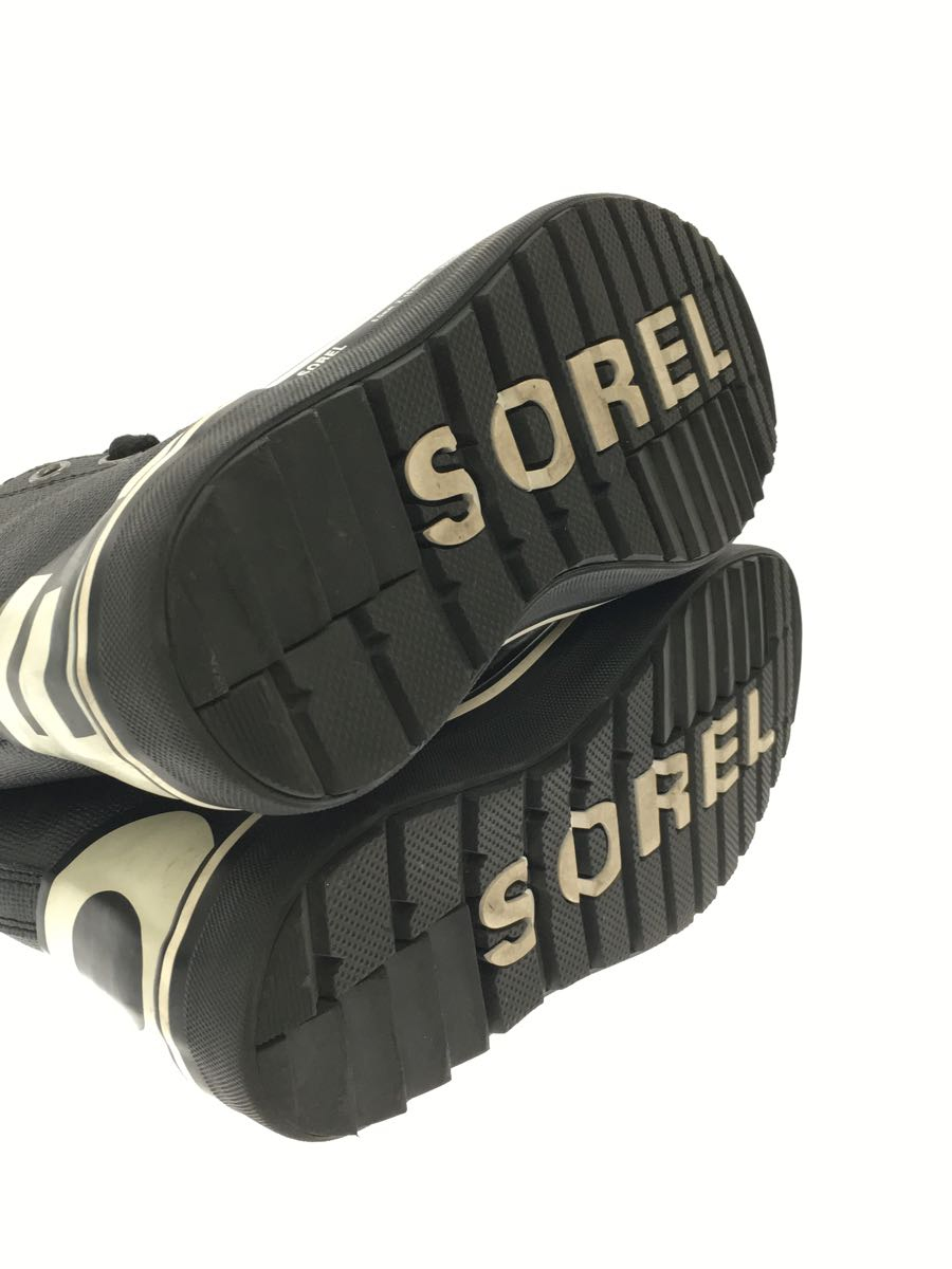 SOREL◆ハイカットスニーカー/27cm/BLK_画像4