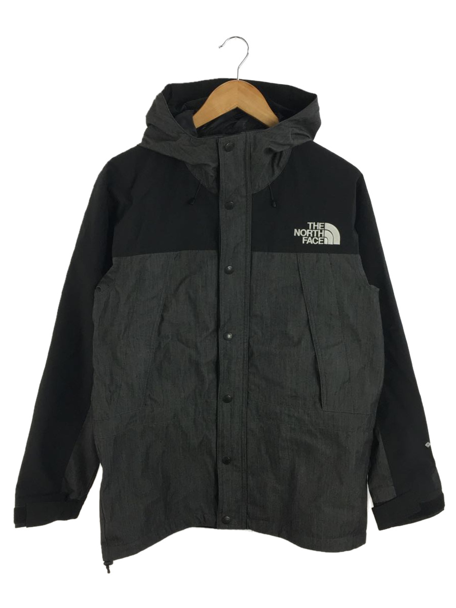 THE NORTH FACE◆MOUNTAIN LIGHT DENIM JACKET_マウンテンライトデニムジャケット/M/ナイロン/無地