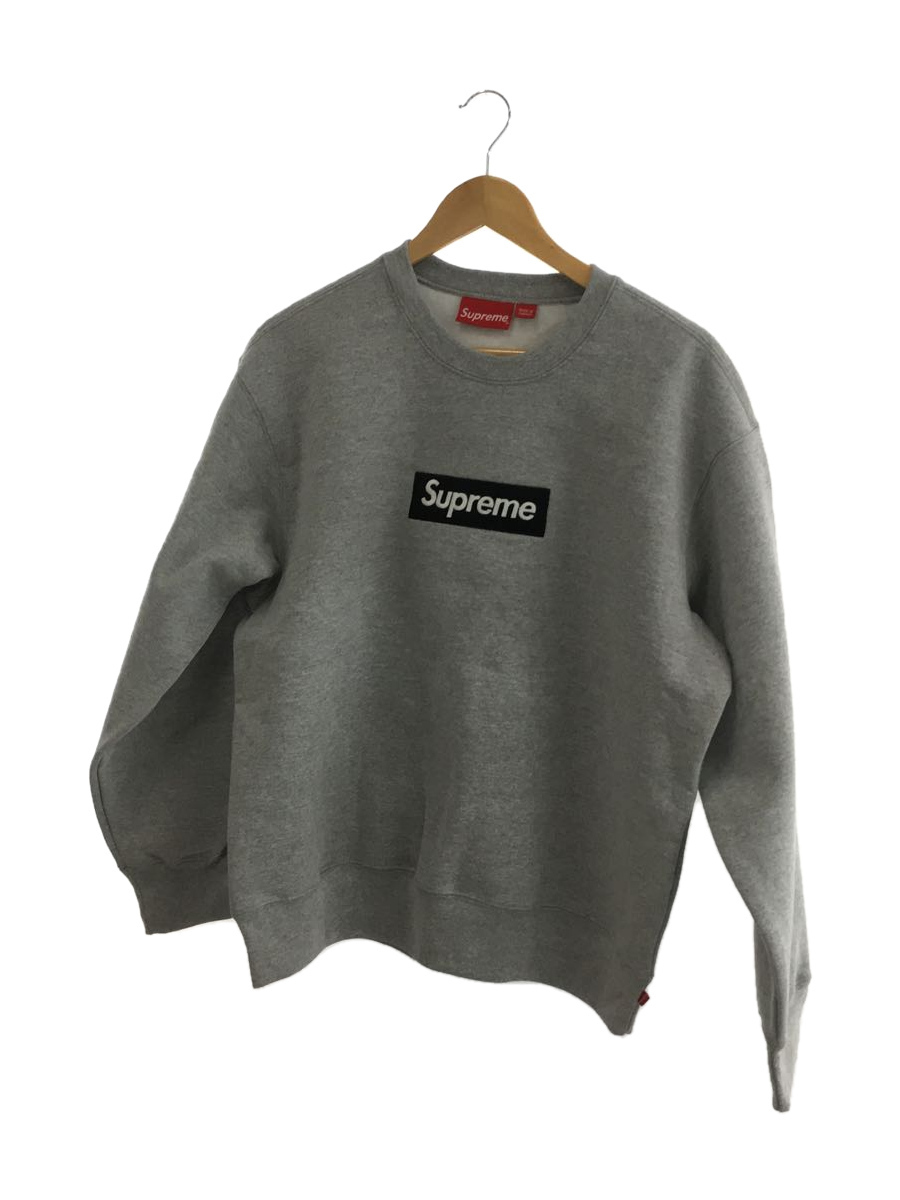Supreme box logo crewneck heather grey clearance Supreme box logo crewneck heather grey clearance