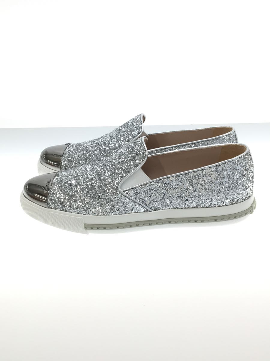 MIU MIU グリッタースリッポン スニーカー | blog.aristeuferragens.com.br
