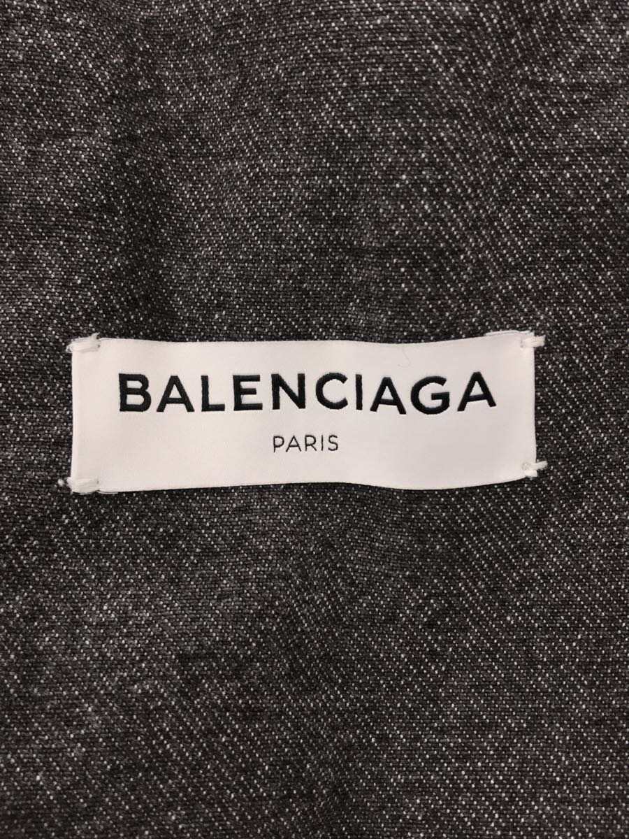 BALENCIAGA◇17AW/バックロゴオーバーサイズデニムジャケット/Gジャン