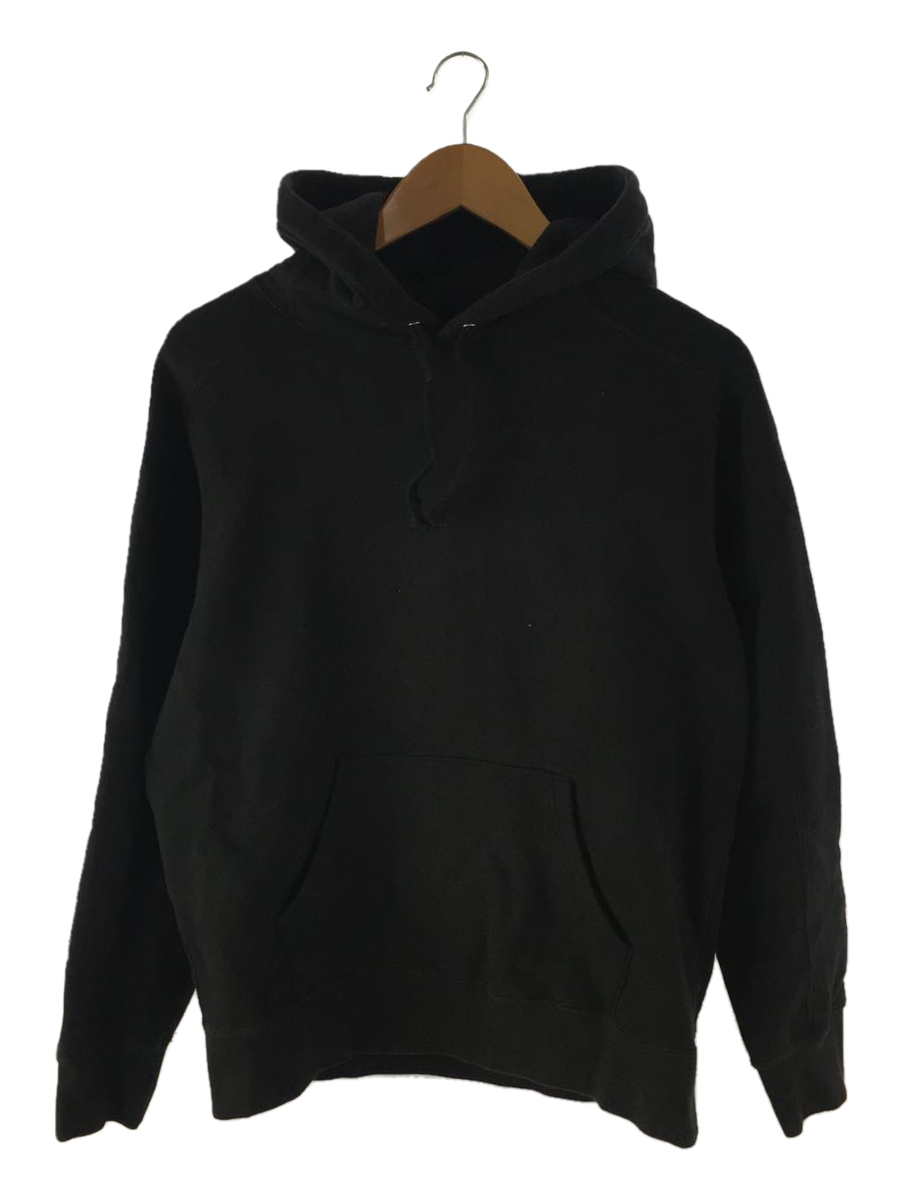Supreme◆18AW/Paneled Hooded Sweatshirt/パーカー/S/コットン/BLK