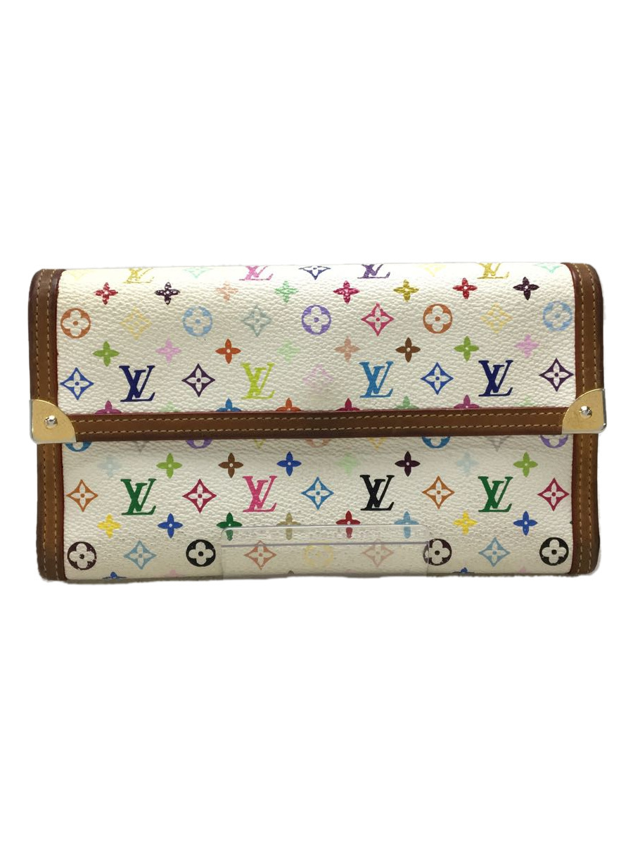 LOUIS VUITTON◆ポルト・トレゾールインターナショナル_モノグラム・マルチカラー_マルチカラー/PVC/マルチカラー/ルイヴィトン