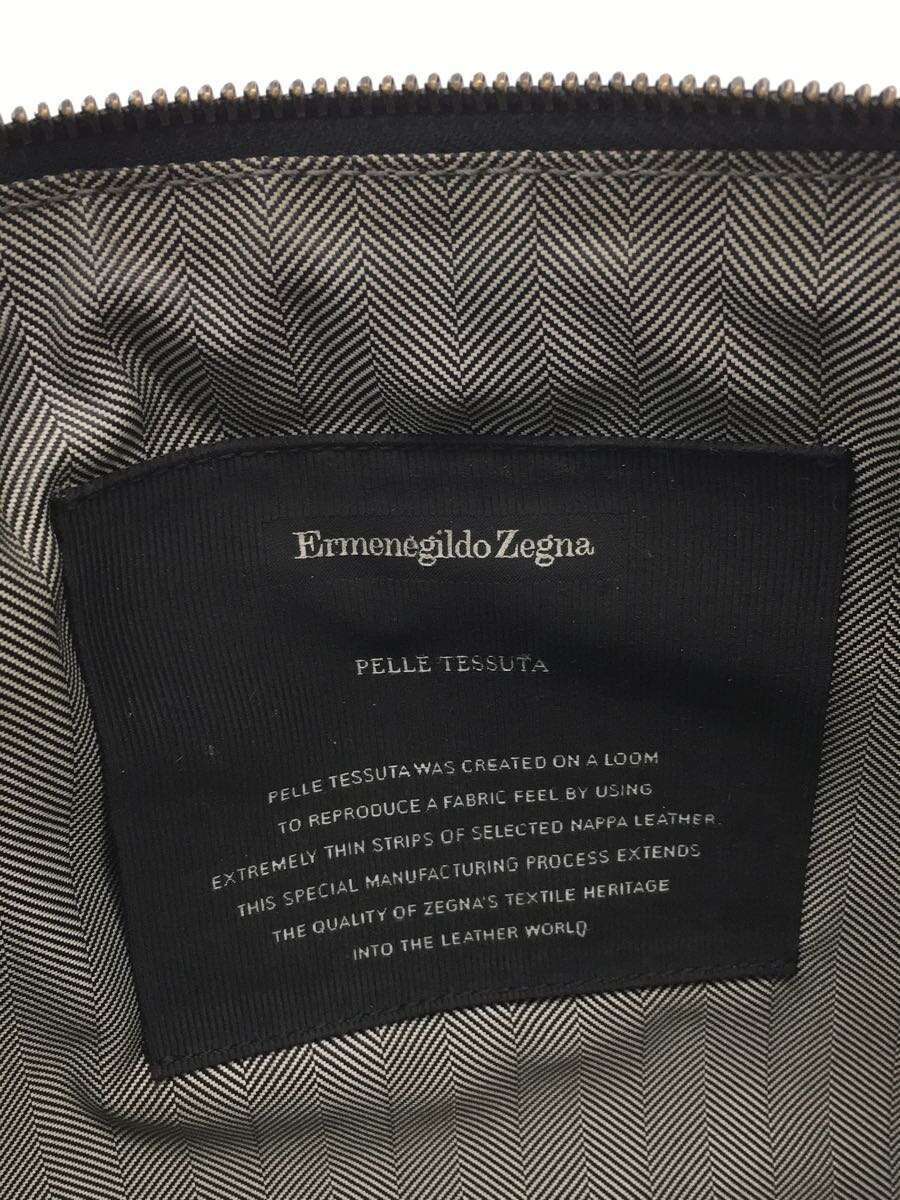 Ermenegildo Zegna◇ショルダーバッグ/レザー/BLK | activoskateshop.com