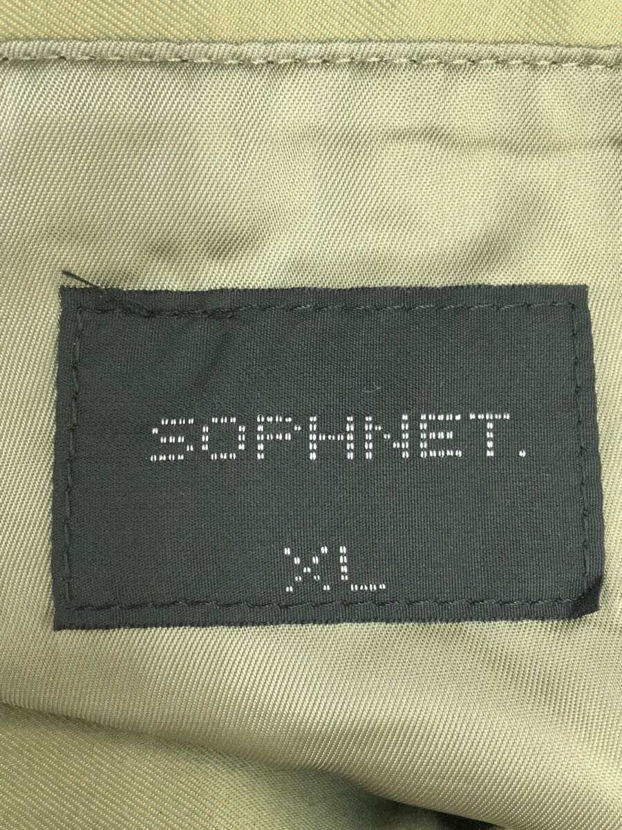 SOPHNET.◆CHESTER FIELD JACKET/XL/コットン/KHK/SOPH-222028_画像3