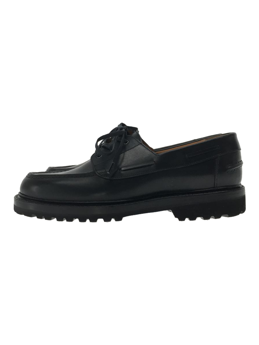 SOPHNET.◇LEATHER BOAT SHOES/シューズ/27cm/BLK/レザー