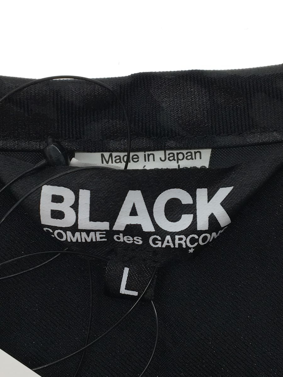 BLACK COMME des GARCONS◆21SS/レオパードベスト/ノースリーブワンピース/L/ポリエステル/BLK/総柄_画像3