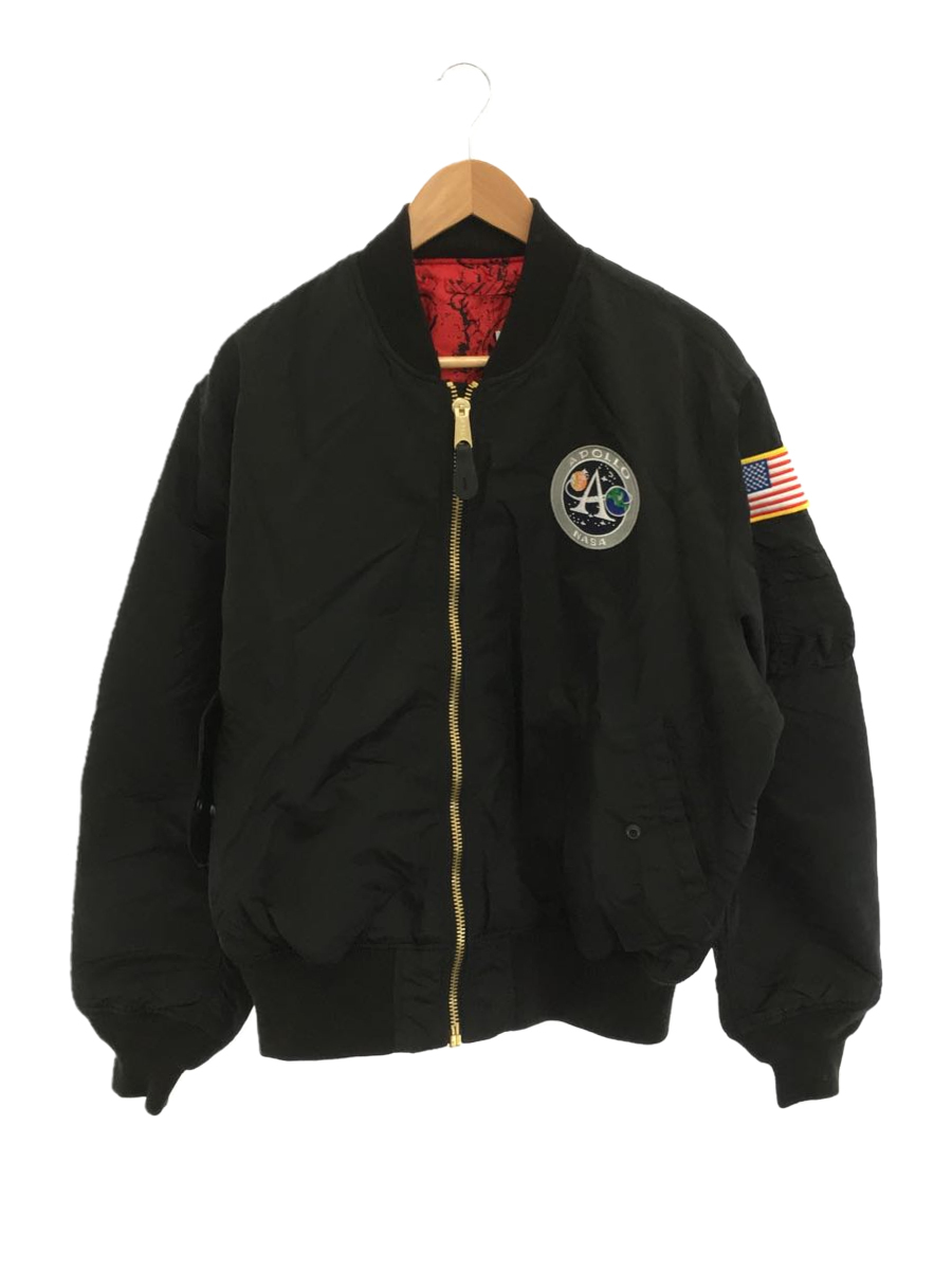 格安 ALPHA INDUSTRIES◇MA-1 アポロ2/ミリタリージャケット/ワッペン