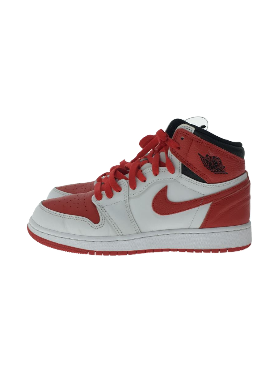 超可爱 JORDAN NIKE◇AIR 1 GS/ハイカットスニーカー/24cm/RED/575441