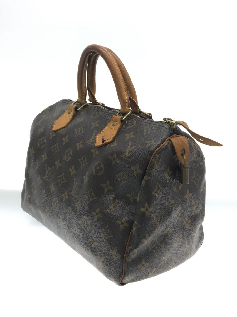 中古値段 LOUIS VUITTON◇スピーディ30_モノグラム_BRW/PVC/BRW/M41526