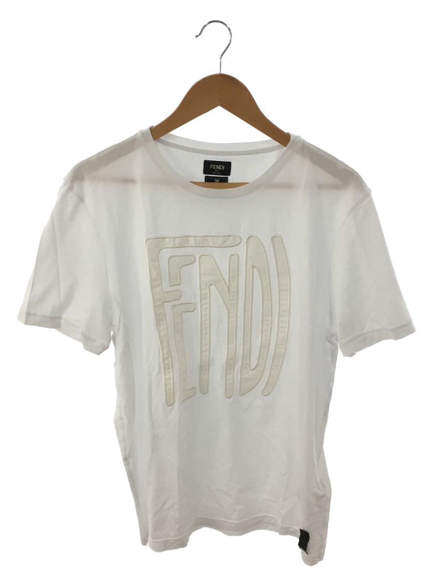 2022公式店舗 FENDI◇Tシャツ/XXL/コットン/WHT/FY0894 AE0D その他