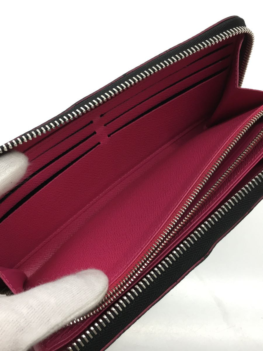 LOUIS VUITTON◆ジッピー・ウォレット_エピ_BLK/牛革/BLK/無地/レディース LOUIS VUITTON◆ジッピー・ウォレット_エピ_BLK/牛革/BLK/無地/レディース