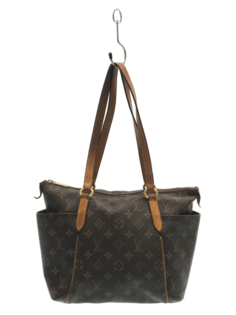 LOUIS VUITTON◆トータリーMM_モノグラム_BRW/PVC/BRW/M56689/DU0152_画像1