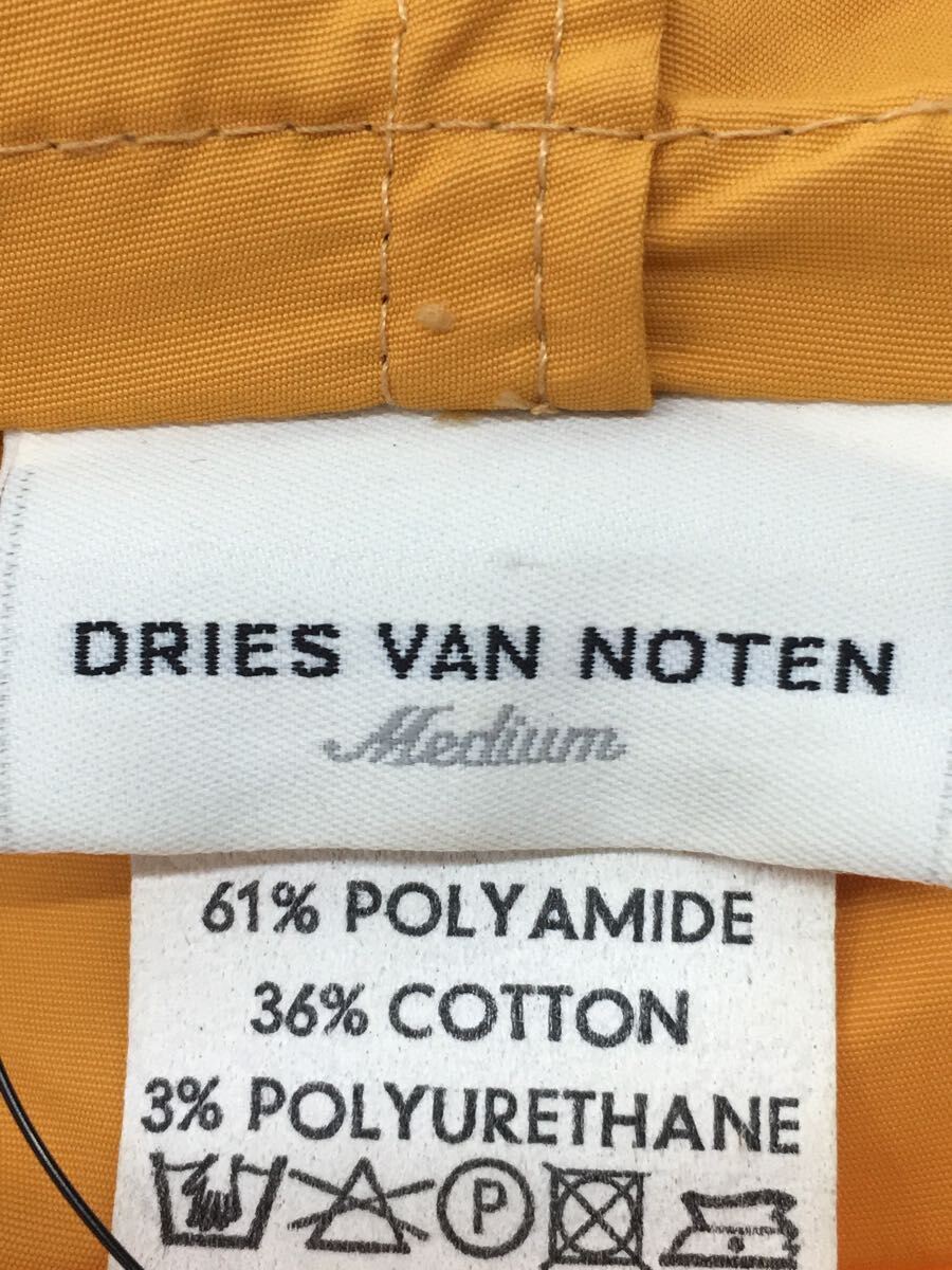 DRIES VAN NOTEN◇モッズコート/M/ナイロン/イエロー/ライカ期