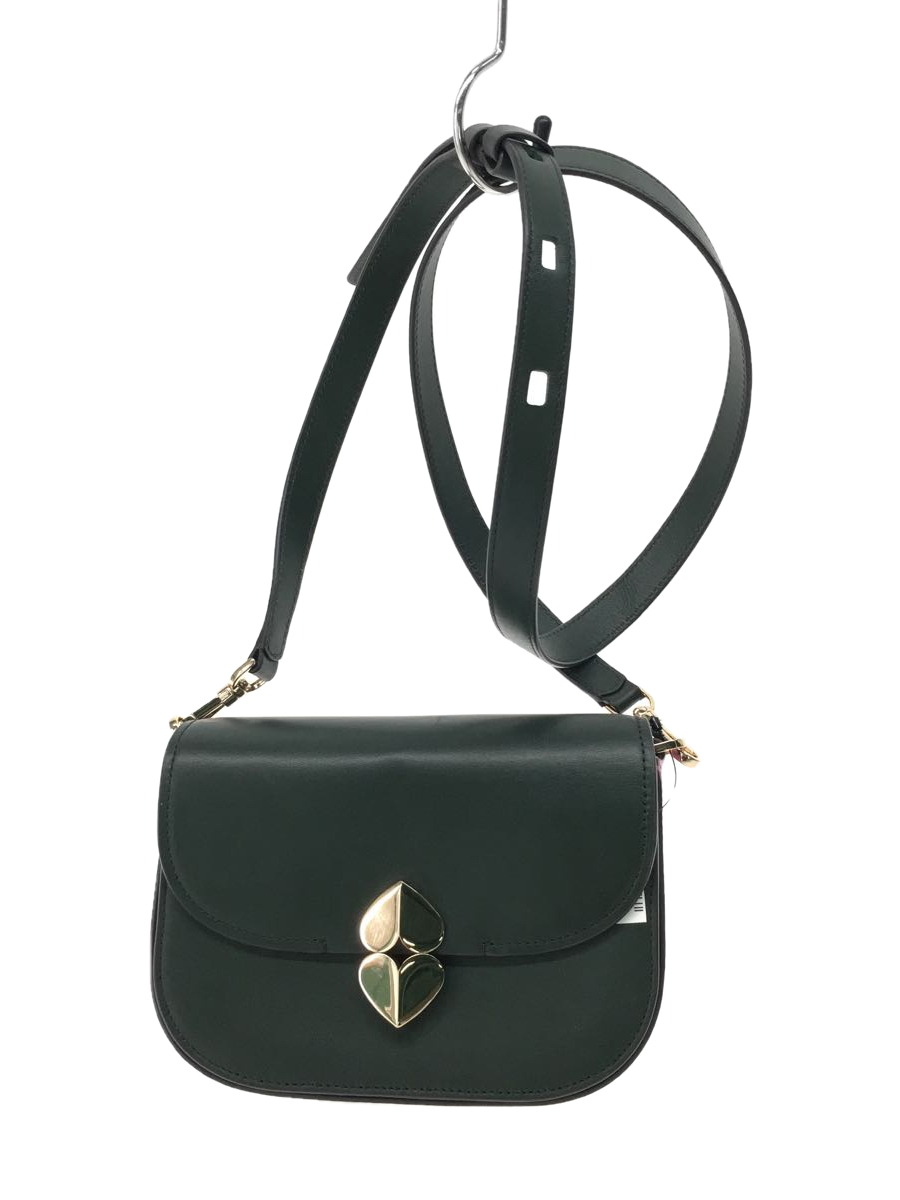 kate spade new york◇luna Spade saddle bag/ショルダーバッグ/レザー