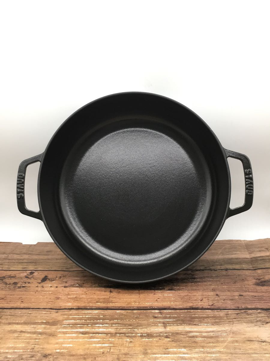 Staub◆ソテーパン28ｃｍ/サイズ:28cm/BLK_画像9